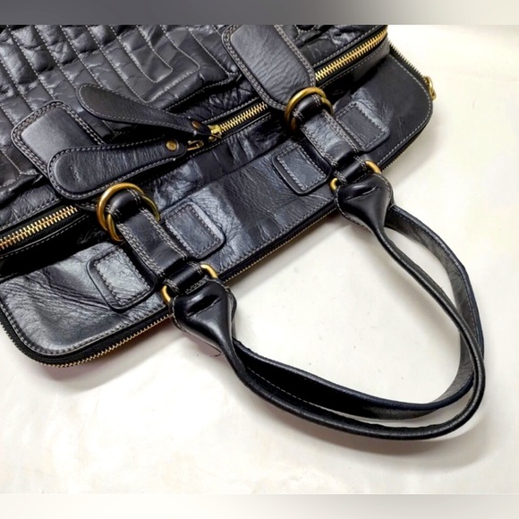 Chloe Black Leather Everyday or Work Bag 💖 - Picture 4 of 9